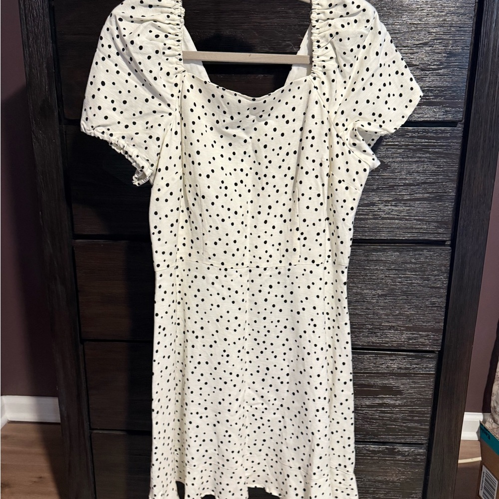 Cotton Polka Dot Dress
